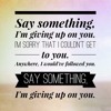 Say Something by Christina Aguilera (Covered by Dione Harrington)