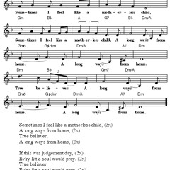 Sometimes...I feel like a motherless child.