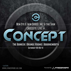 Ben Eye & Iain Cross aka Crosseye Live at Concept 09/08/14