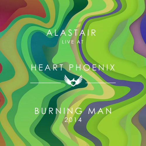 Alastair @ Burning Man 2014 - Heart Phoenix Burn Night