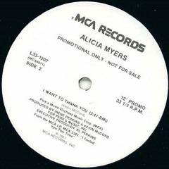 ALICIA MYERS - I WANT TO THANK YOU (DEEJAY GHOST REMIX)