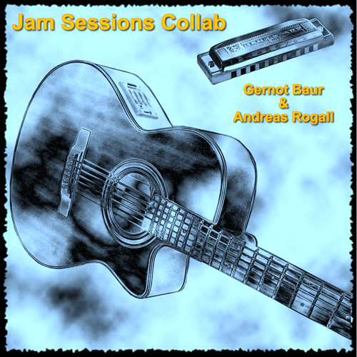 Bluesy Acoustic Guitar Rhythm  (....... featuring  Gernot Baur {Blues Harp})