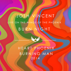 Josh Vincent -  Live on the Wings of Heart Phoenix - Burning Man 2014 (Tech House)