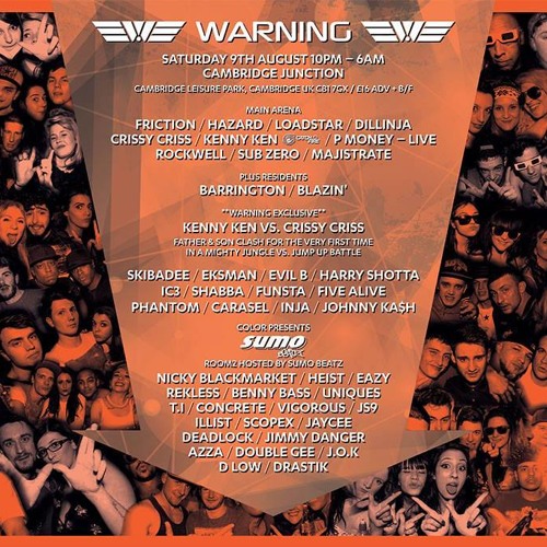 Eazy - Dr Atmore (Supported By Dj Hazard & Mc Eksman @ Warning 2014)