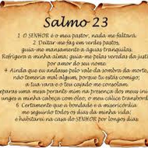 Salmo 23 – Clube do Salmo