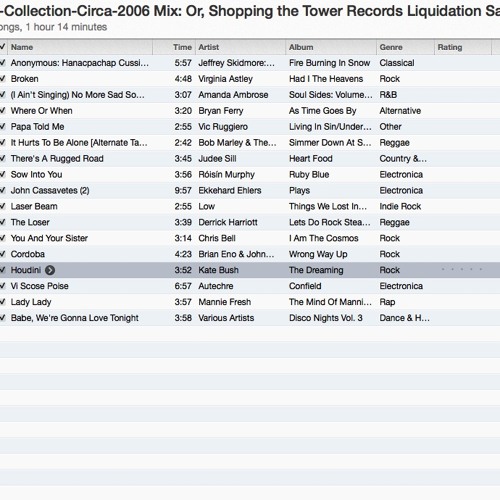 CD-Collection-Circa-2006 Mix: Or, Shopping the Tower Records Liquidation Sale