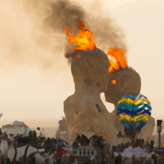 Mystr Hatchet - Dusty Rhino 22 - Sunrise At Embrace Burn - Burning Man 2014