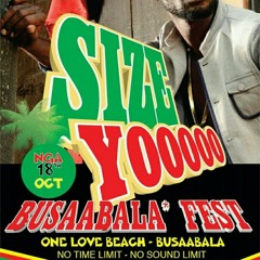18th October Busaabala Fest. A LOT HAS BEEN SAID, I INVITE YOU ALL TO COME AND PROVE AND PROVE WHO IS RIGHT AND WHO IS WRONG. JUST FEW DAYS REMAINING. It's gonna be happening at One Love Beach Busaabala, London ya Uganda