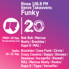 Rinse FM Podcast - Brackles - Funky Takeover -  20th September 2014
