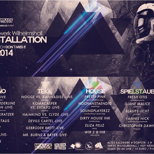 Christopher Dawn - DJ Set @ Wilhelmshall 20.09.2014