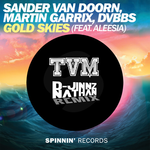 Cover of the Remix "Gold Skies"
