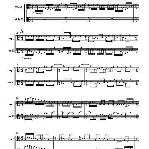 Cheltenham DUO V, for two violas [young performers]
