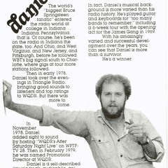 Daniel Brunty WQDR 94.7 FM Raleigh 1978