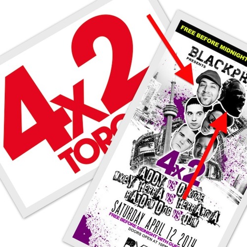 4x2 Presents Addy vs Deko-ze Live @ 4x2 - april 2014