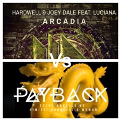 Hardwell & Joey Dale Vs Dimitri Vangelis & Wyman X Steve Angello - Payback Arcadia (Riff Mashup)