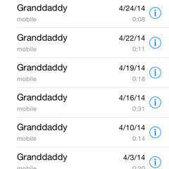 Voicemails from Granddaddy