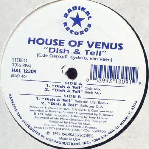 House of Venus - Dish & Tell (Club Mix)