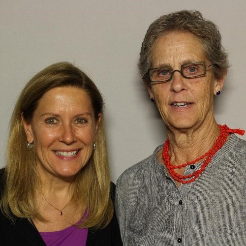Barbara Dorris (right)interviewed by Barbara Blaine (left)