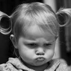 Pouting (who drank my apple juice)