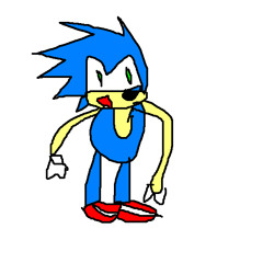 Sonic The Hegehong Could Be Out At Play But He Work The Day Away