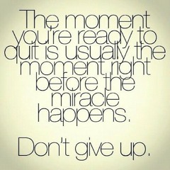 Don't Give Up