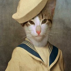 sailor cat (i lied, its not finished yet)rough draft