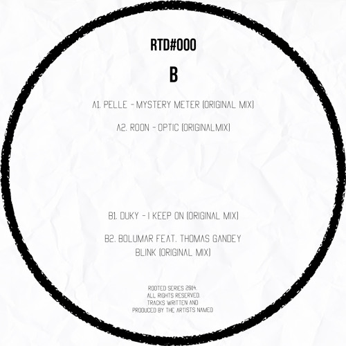 B2 Bolumar Feat.Thomas Gandey - Blink (ROOTED SERIES) (RTD000) Snippet