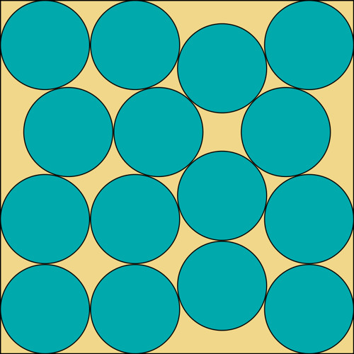 Circles Packed In A Square