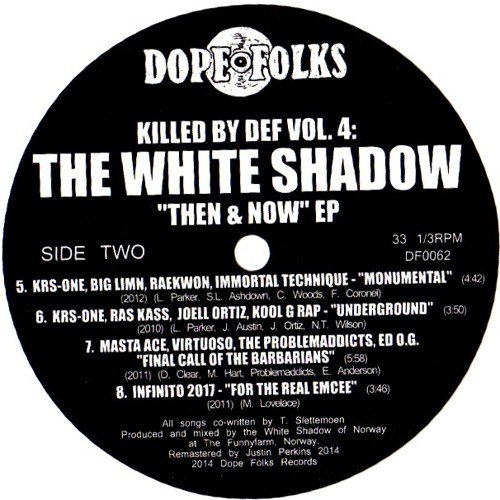 White Shadow -  Underground -Featuring KRS - One Ras Kass Joell Ortiz Kool G Rap