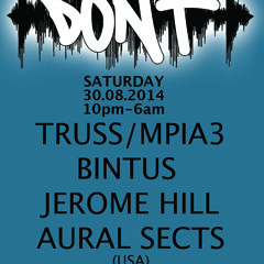 Jerome Hill @ Don't 30/08/2014