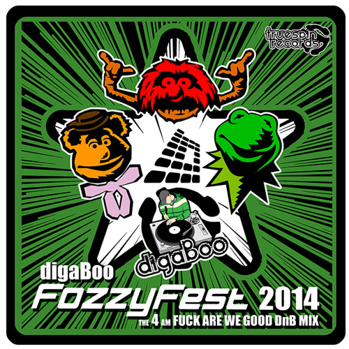 digaBoo - Live at FozzyFest 2014 (the 4am Fuck Are We Good DnB Mix)