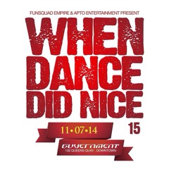 WHEN DANCE DID NICE 15 MIXTAPE