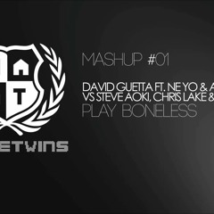 David Guetta VS R3hab VS Steve Aoki - Play Boneless (HouseTwins Mashup)