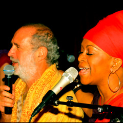Shyamdas and C.C. White chanting Shri Krishna Sharanam MaMa.