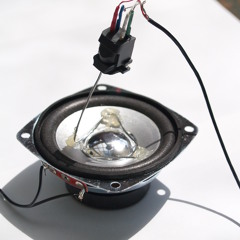 Phono Cartridge, Speaker and Computer. Cafe Kino 20-06-14