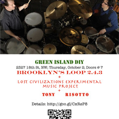 Oct. 2 @ Green Island ©℗ Sebastian, Kozumplik, Risotto & Zook