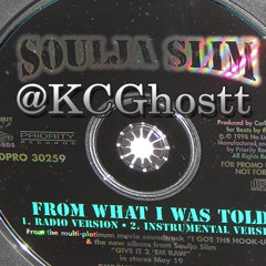 Soulja Slim - From What I Was Told (Official Instrumental) 1998 No Limit Records (Free Download)