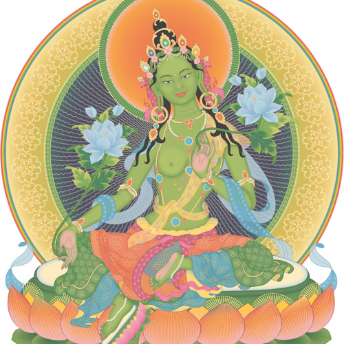 Green Tara - Om Tare Tuttare Ture Soha - Mercedes Bahleda