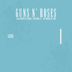 Guns N' Roses ''Hooked On A Feeling'' (intro)@ San Diego, CA 09.301992