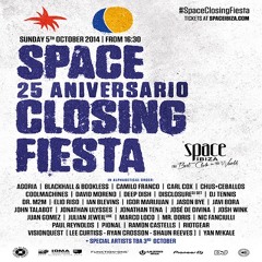 Pional - Live At Space Closing Fiesta 2014, Terrace (Ibiza) - 05-Oct-2014