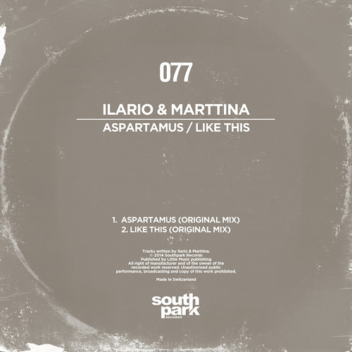 Ilario & Marttina - Like This [SOUTHPARK077]
