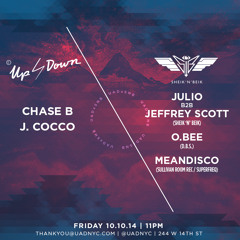 Sheik 'N' Beik presents Julio & jeffrey scott b2b, O.Bee, Meandisco