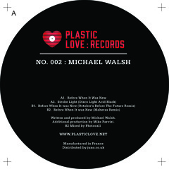 Michael Walsh - Before When It Was New (Original Mix) PREVIEW