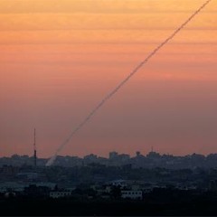 اللحظة الأولى لقصف تل أبيب والقدس المحتلة  بعد بدأ الحرب على غزة