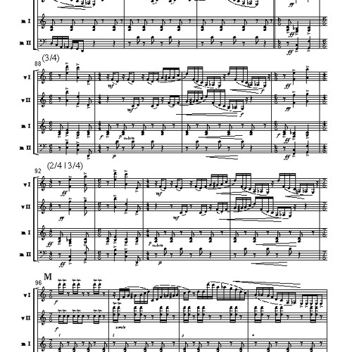 MOV, "Move Over variations," after the Janis Joplin classic, for mallet quartet