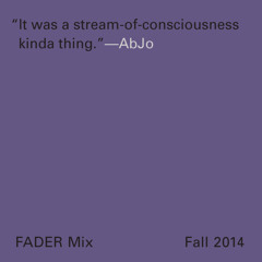 FADER Mix: AbJo