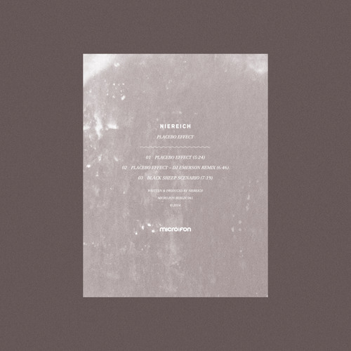 Niereich - Placebo Effect (DJ Emerson) - Micro.fon 041
