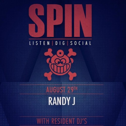 RANDY J -Old Skool Tekno vinyl set at SPIN 8-29-2014
