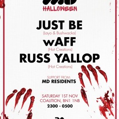 MoodyDisco Halloween Special Presents wAFF, Russ Yallop & Just Be : Promo Mix