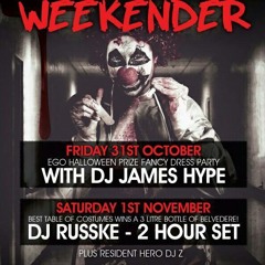 Halloween Weekend | DJ RUSSKE GUEST SET | Republik Liverpool | Mixed By James HYPE!